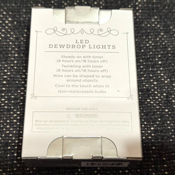 Wondershop™ LED Battery Operated Dewdrop Fairy String Lights, Warm White - Picture 5 of 11